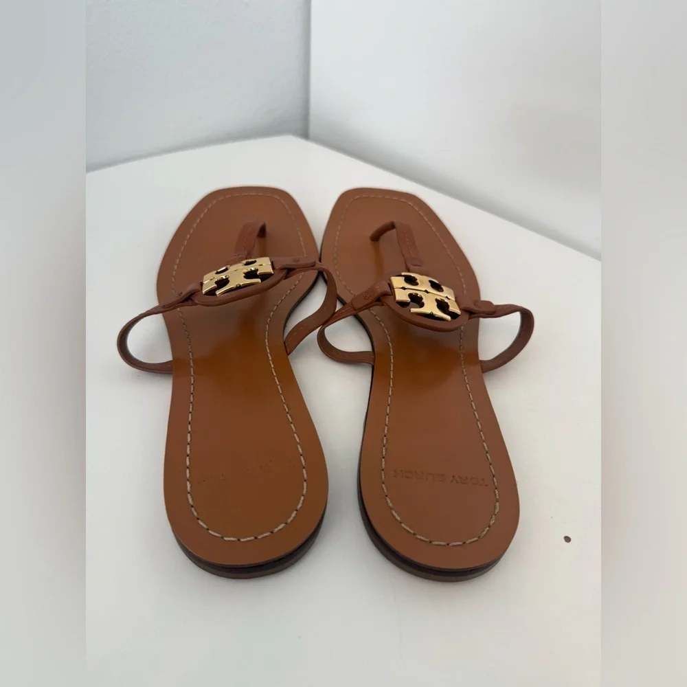 Tory Burch Miller Leather Sandals size 91/2